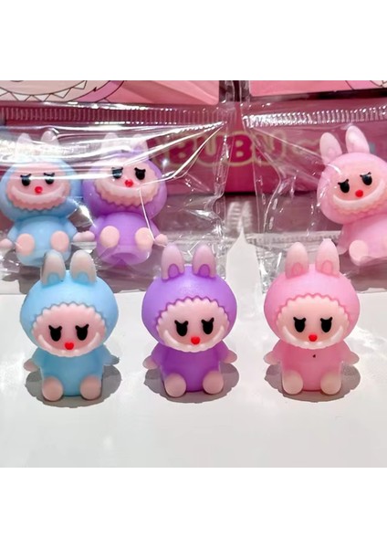 Labubu Hem Kalem Başlığı Hem Silgi Ikisi Bir Arada Silgi ve Kalem Süsü (3’lü Set) fiyatları