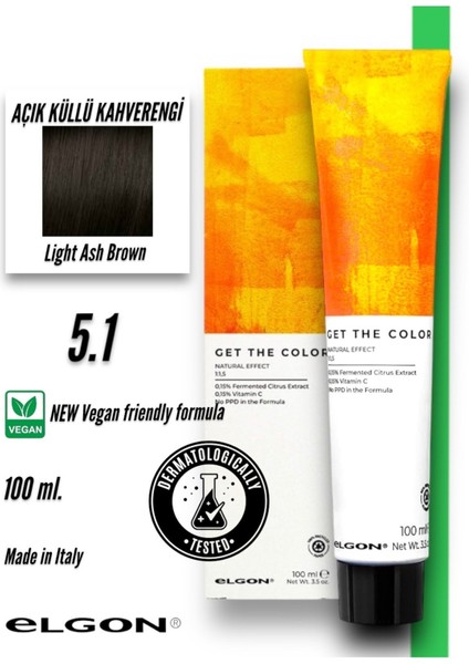 Get The Color 5.1 Profesyonel Saç Boyası (100 Ml.) (Oksidansız)