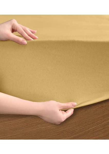 %100 Pamuk Penye Lastikli Çarşaf | Tek ve Çift Kişilik | Yumuşak, Nefes Alan, Kaymaz Kumaş – Renk Seçenekli modelleri