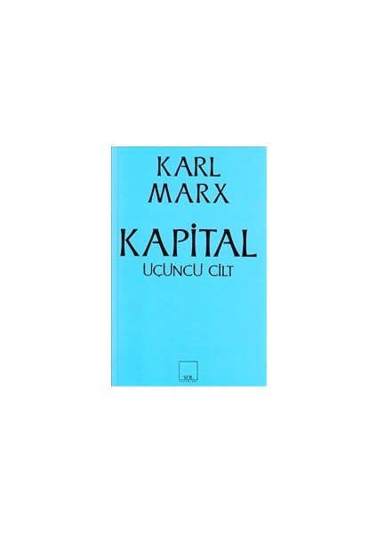 Kapital 3.cilt