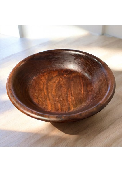 🌰 El Yapımı Ceviz Ağacından Ahşap Tabak