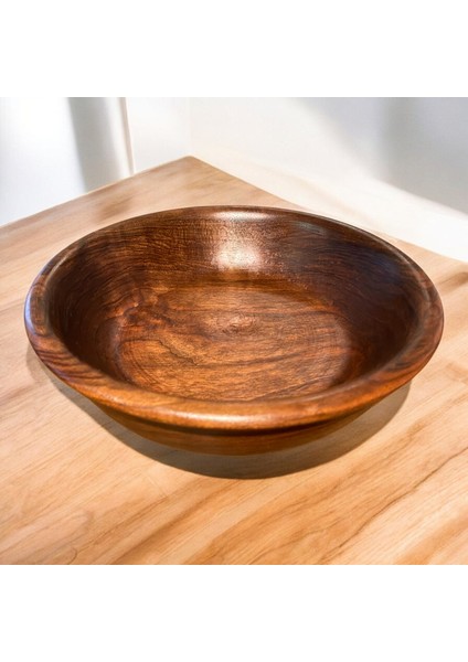 🌰 El Yapımı Ceviz Ağacından Ahşap Tabak fırsatları