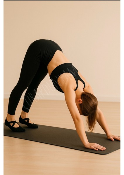 6'li Siyah Cotton Plates&yogo Reformer Kaydirmaz Çorap Burun Dikişiz indirimleri