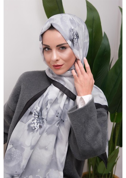 Art Bloom Suluboya Desenli Dijital Soft Şal modelleri