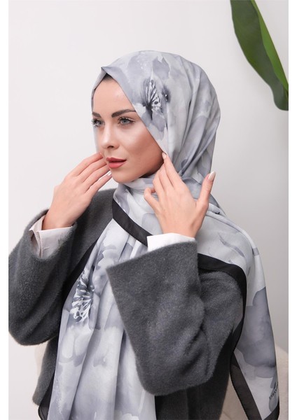 Art Bloom Suluboya Desenli Dijital Soft Şal indirimleri