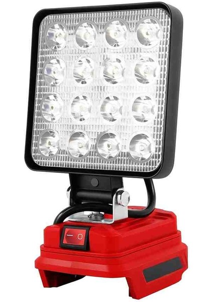 Matkap Bataryası Ile Çalışan 16 Ledli Power Banka Dönüşen Projektörlü Lamba