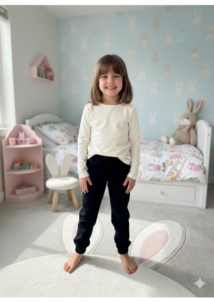 Ideal Sepet- Kız-Erkek %100 Pamuklu Eşofmanaltı