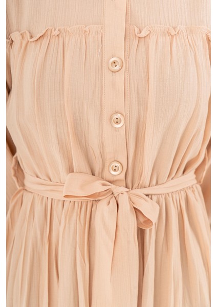 Selya Kız Çocuk Elbise Bej modelleri