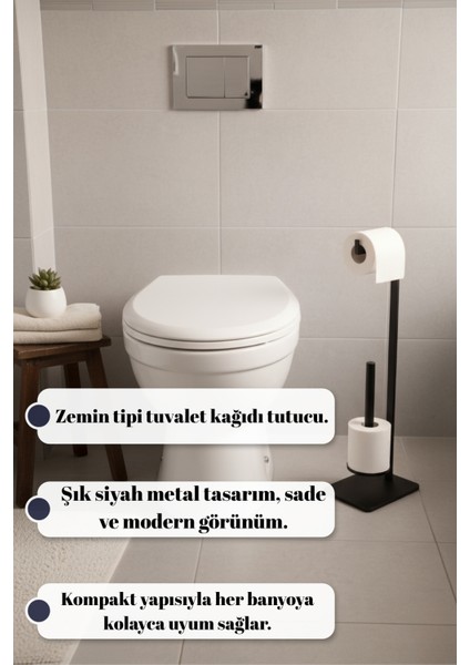 Metal Ayaklı Tuvalet Kağıtlığı Yedek Ruloluklu Modern fiyatları