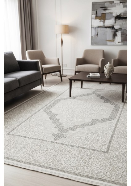 Marcus Salon Halısı Oturma Odası Halısı Klasik Desenli Halı Yumuşak Dokulu Modern Dokuma Halı