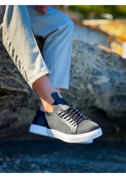 KB-112 Kuback Siyah Triko Bağcıklı Günlük Erkek Ayakkabı modelleri