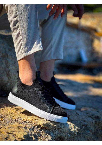 KB-112 Kuback Siyah Triko Bağcıklı Günlük Erkek Ayakkabı fırsatları