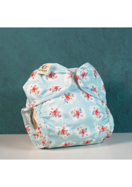 Tabii'm Yıkanabilir Bebek Bezi Dış Bez - Tek Beden Sızdırmaz Cover Mavi Çiçekli fiyatları