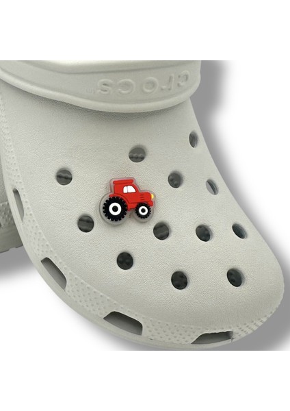 Terlik Süsü ve Aksesuarı , Çanta Süsü – Jibbitz 3D Mini Traktör Figür Aksesuar modelleri