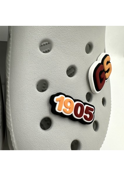 Terlik Süsü ve Aksesuarı – Jibbitz 3D Sarı Kırmızı Hagi 10 No Formalı Siyah 5 Yıldızlı Set Aksesuar fırsatları