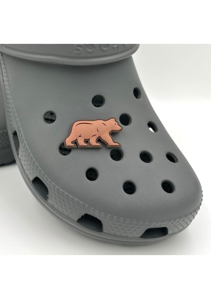 Terlik Süsü ve Aksesuarı , Çanta Süsü – Jibbitz 3D Yürüyüşteki Ayı Görsel Logo Aksesuar fiyatları