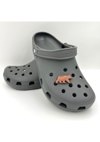 Terlik Süsü ve Aksesuarı , Çanta Süsü – Jibbitz 3D Yürüyüşteki Ayı Görsel Logo Aksesuar modelleri