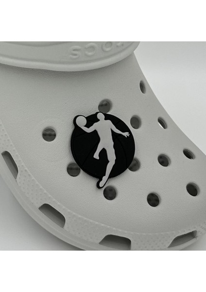 Terlik Süsü ve Aksesuarı , Çanta Süsü – Renkli Jibbitz Jordn Basket Görselli Figür Aksesuarı