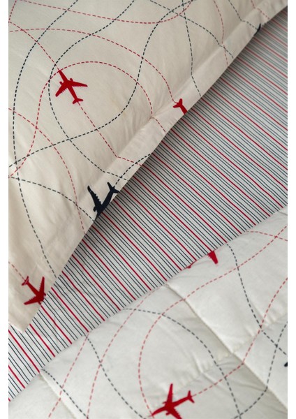 Plane Tek Kişilik Yatak Örtülü Set fiyatları