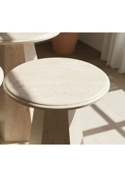 3’lü Mdf Traverten Prizma Zigon Sehpa Seti fiyatları