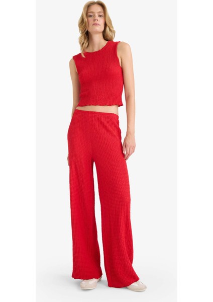 Wide Leg Bürümcük Pantolon D4415AX25AU