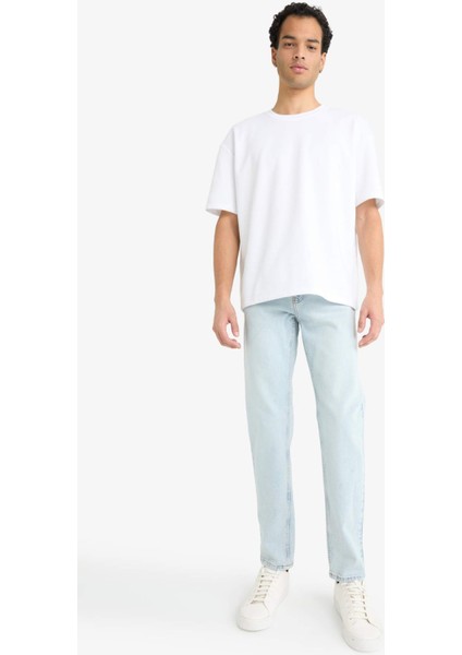 Slim Tapered Fit Dar Paça Jean Pantolon F2324AX25AU fiyatları