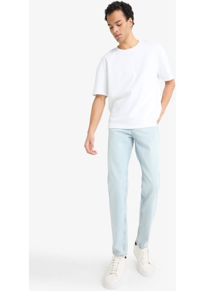 Slim Tapered Fit Dar Paça Jean Pantolon F2324AX25AU modelleri