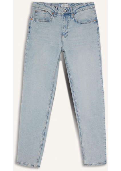 Slim Tapered Fit Dar Paça Jean Pantolon F2324AX25AU