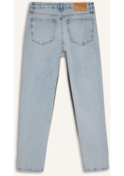 Slim Tapered Fit Dar Paça Jean Pantolon F2324AX25AU