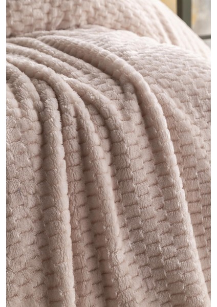 Tek Kişilik Trusty Ekru Jakar Desen Battaniye 160 x 220 cm modelleri