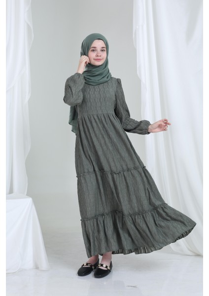 Mireya Kız Çocuk Elbise Yeşil