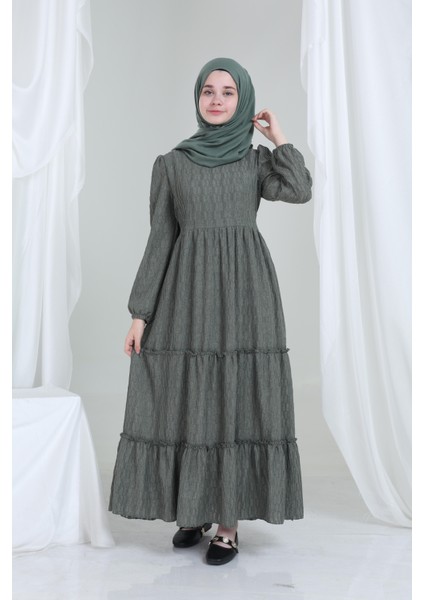 Mireya Kız Çocuk Elbise Yeşil modelleri