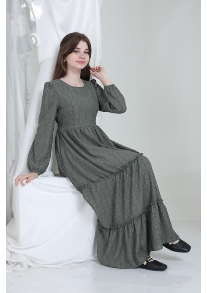 Mireya Kız Çocuk Elbise Yeşil fırsatları