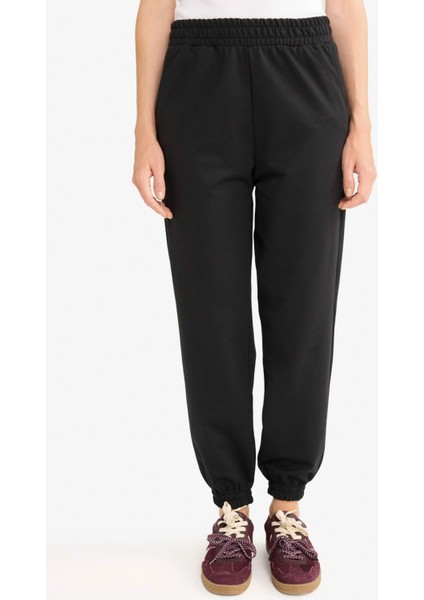 Jogger Fit Beli Lastikli Basic Düz Cepli Eşofman Altı D4234AX25AU fırsatları