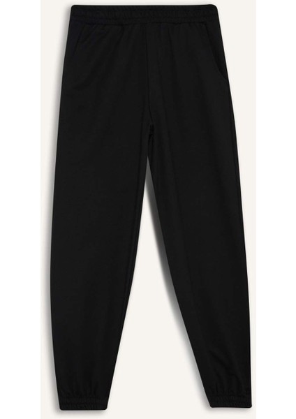 Jogger Fit Beli Lastikli Basic Düz Cepli Eşofman Altı D4234AX25AU