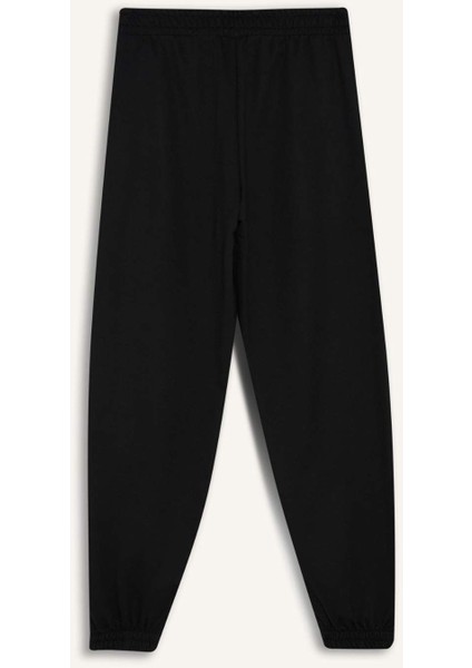Jogger Fit Beli Lastikli Basic Düz Cepli Eşofman Altı D4234AX25AU