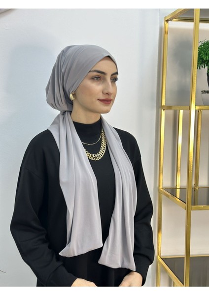 Ithal Kumaş Çıtçıtlı Hazır Şal Iki Sekılde Kullanılır Gri fiyatları