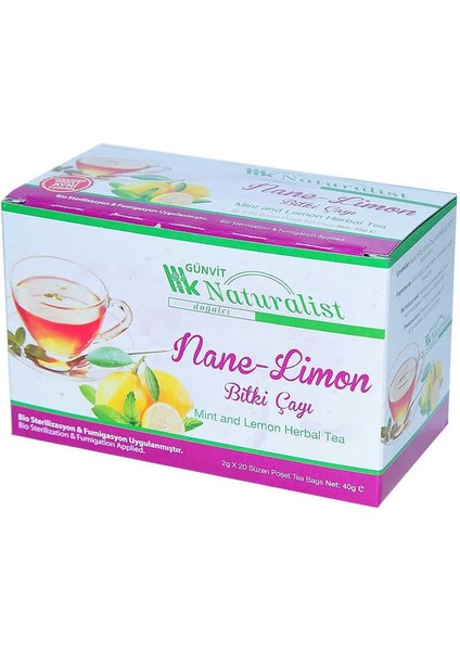Nane Limon Çayı 20 Süzen Poşet modelleri