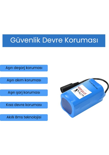 Yemleme Botu Pili 7.4V 5800 mAh Fabrikasyon Kalite Akıllı Bms Koruma Sistemi Tekne Pili fırsatları