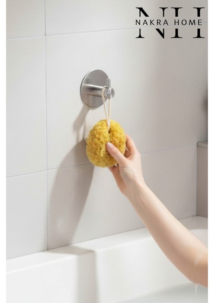 Paslanmaz Çelik Yapışkanlı 1 Adet Oval Duvar Askılığı | Delmeden Montaj Suya Dayanıklı Çok Amaçlı modelleri