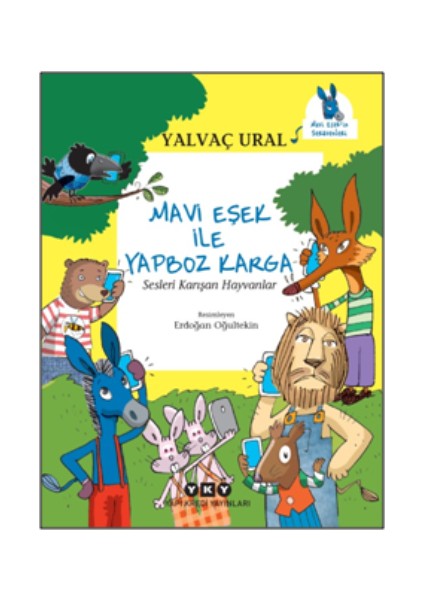 Mavi Eşek ile Yapboz Karga Sesleri Karışan Hayvanlar