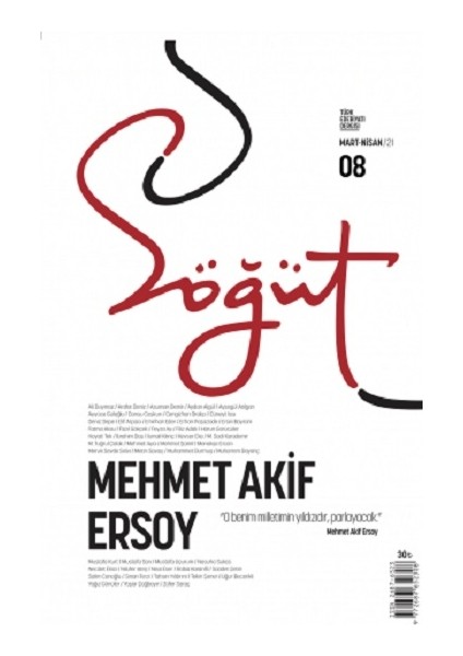 Söğüt - Türk Edebiyatı Dergisi Sayı 08 / Mart - Nisan 2021