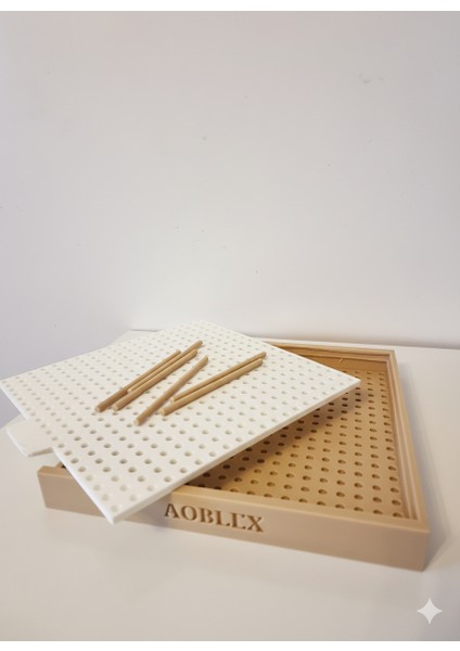 Motif Tahtası Çekmeceli Saklama Hazneli, Motif Düzenleme Aparatı