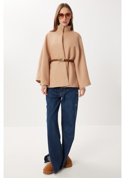 Kemerli Düğmeli Buklet Panço LMW0030 Bisküvi fiyatları