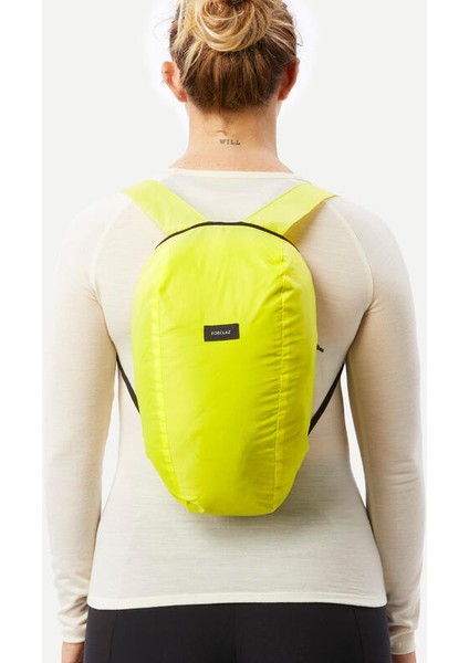 Outdoor Katlanabilir Sırt Çantası - 10 L - Sarı - Travel