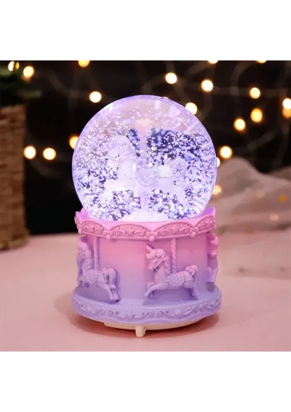 Orta Boy Işıklı Unicorn Kar Küresi indirimleri