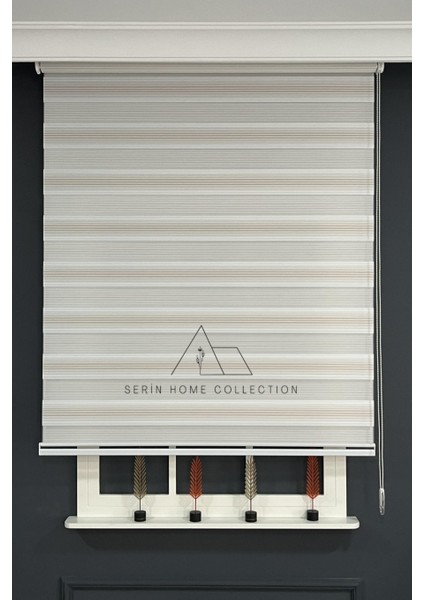 Vizon Geçişli Dar Plise Zebra Stor Perde (Dayanıklı Alüminyum Kasa) fiyatları