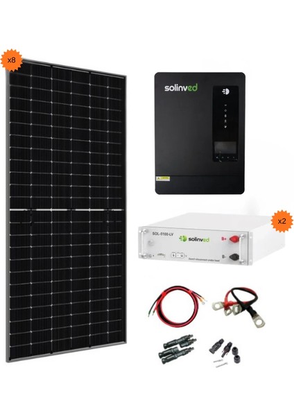 8.2kw Solinved Lityum Solar Paket
