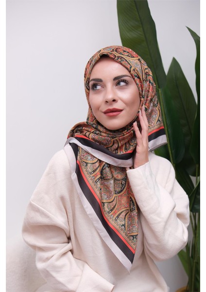 Renkli Karma Desen Dijital Soft Eşarp modelleri