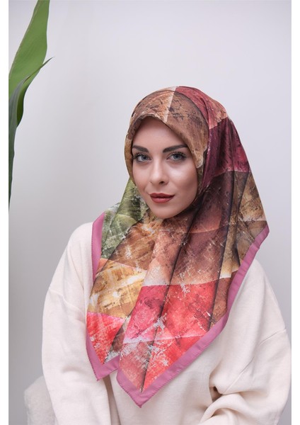 Renkli Karma Desen Dijital Soft Eşarp fırsatları